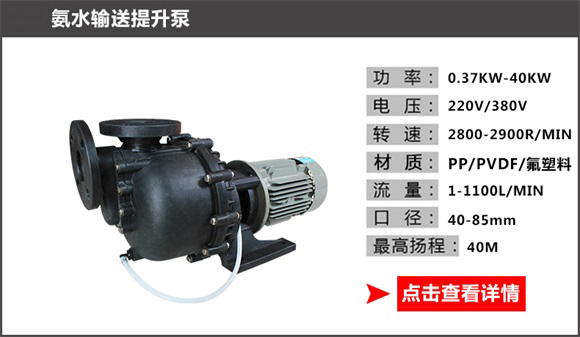 氨水不銹鋼立式泵