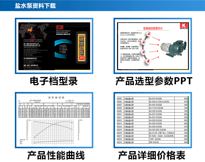 鹽水溶液輸送提升卸料泵樣本資料